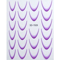 sticker french ombre unghii