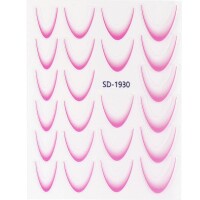 sticker french ombre unghii
